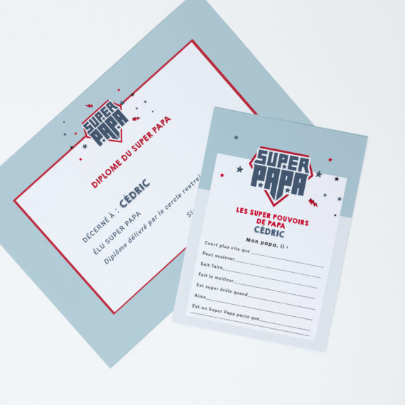 Kit fête des pères Super Papa
