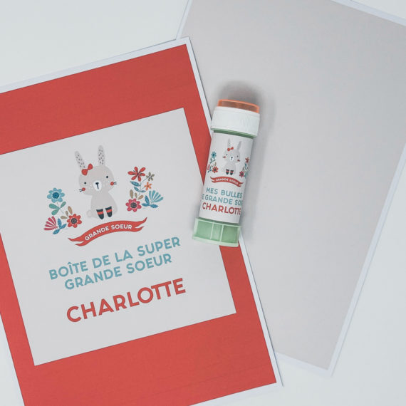 Kit Boite à grande soeur Lapin - Boite à grand frère Lapin