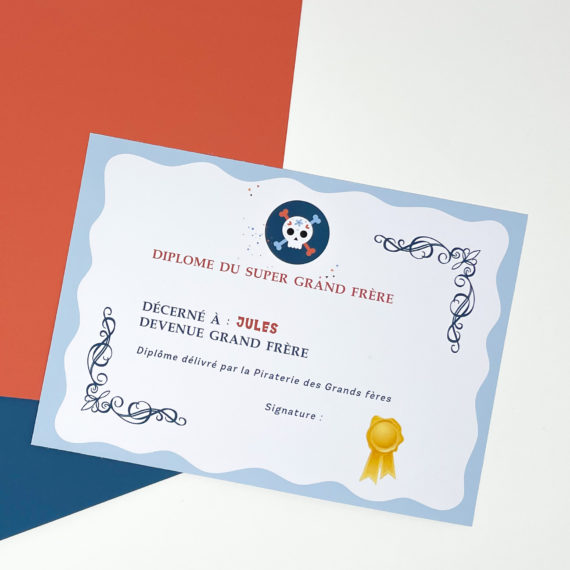 Kit Boite à grand frère Pirate / Boite à grande soeur Pirate