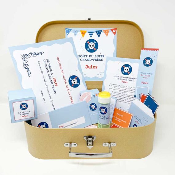 Kit Boite à grand frère Pirate / Boite à grande soeur Pirate