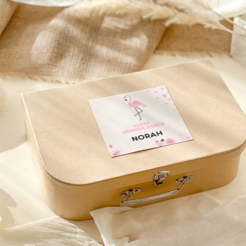 Kit Boite à grande soeur Flamingo / Boite à grand frère Flamingo