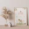 Affiche de naissance Woodland - Faon