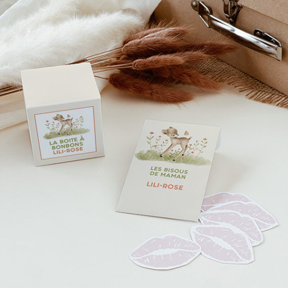 Boite à grande soeur / Grand frère Woodland - Faon