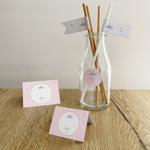 Décoration anniversaire Licorne