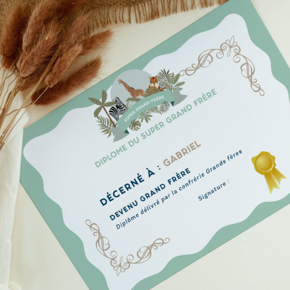 Kit Boîte à grand frère Savane / Boîte à grande soeur Savane