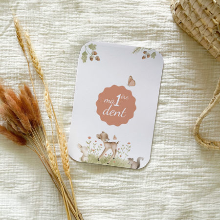 Cartes étapes bébé faon