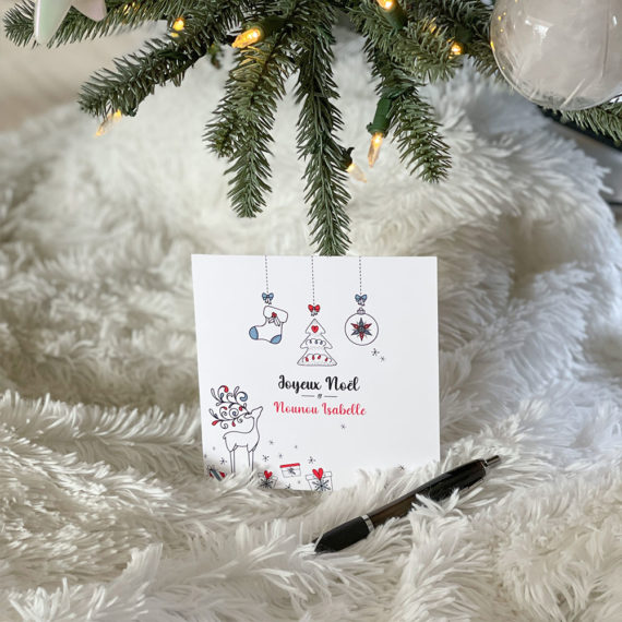 Cadeau Noël personnalisé maîtresse ou nounou