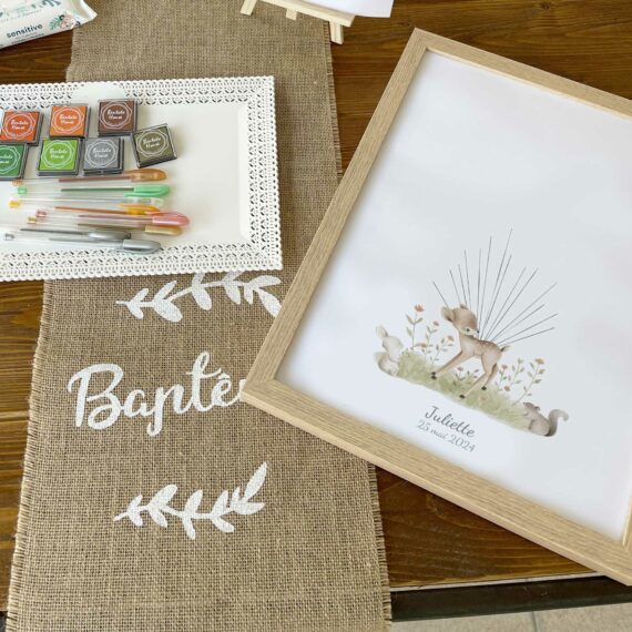 Arbre à empreintes Woodland - Faon