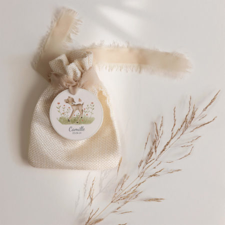 Décoration Baptême Woodland - Faon