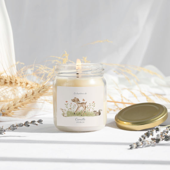 Décoration Baptême Woodland - Faon