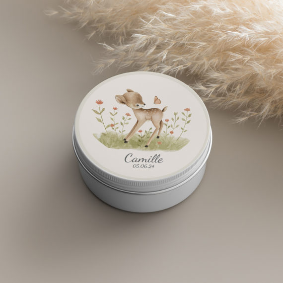 Décoration Baptême Woodland - Faon