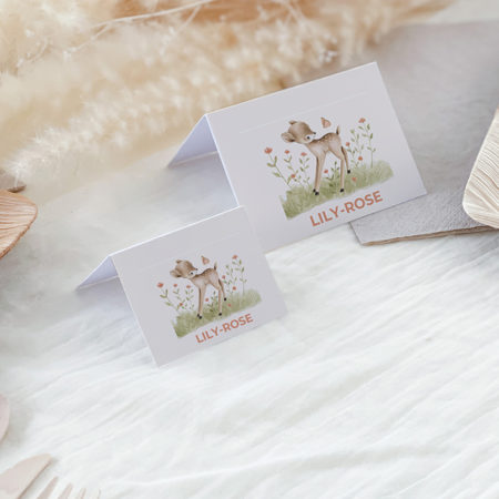 Anniversaire Faon woodland
