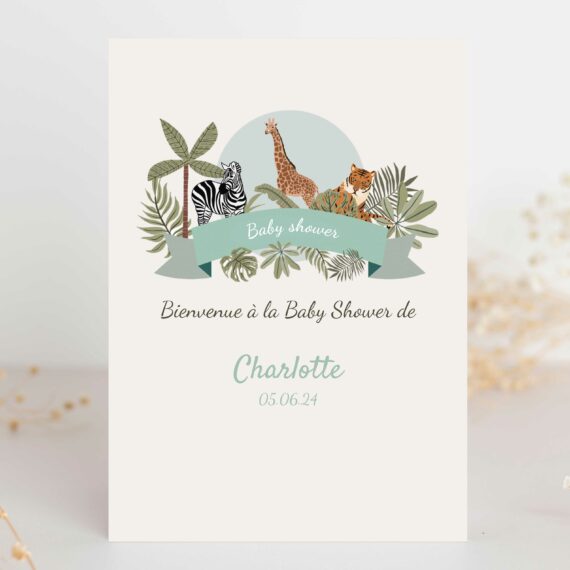 Baby shower Savane : Décoration et jeux