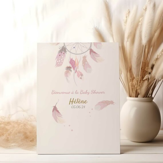 Baby shower Attrape-rêve : Décoration et jeux