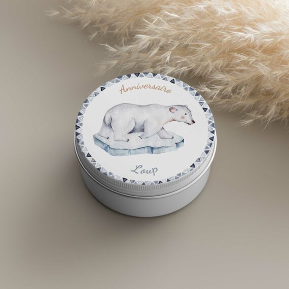 Décoration anniversaire Ours Polaire