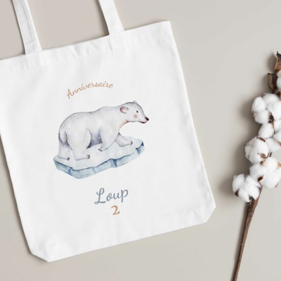 Décoration anniversaire Ours Polaire