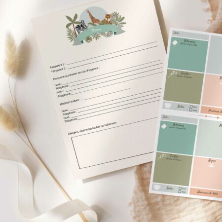 carnet liaison nounou