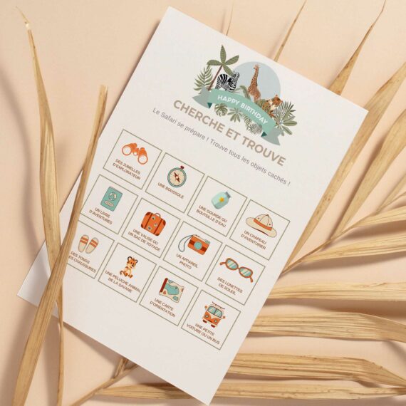 Jeux anniversaire Savane