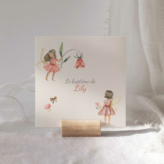 Décoration Baptême Fée