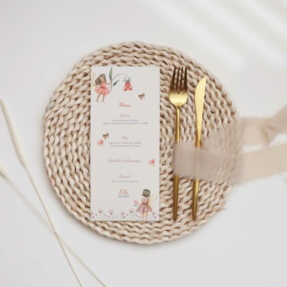 Décoration Baptême Fée