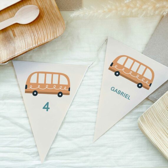 Décoration anniversaire MiniBus