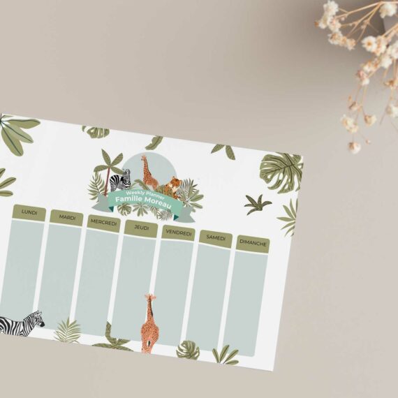 Weekly planner Savane