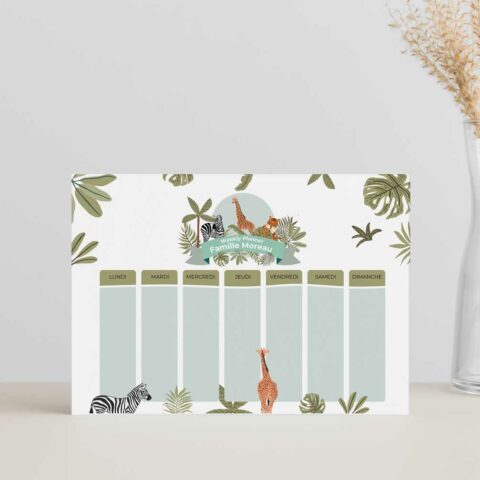 Weekly planner Savane